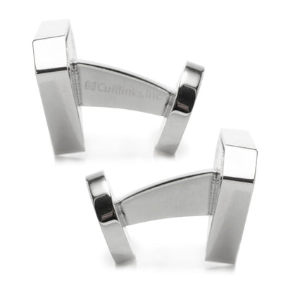 DC Superman Black Onyx Stainless Steel Cufflinks