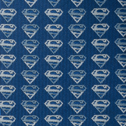 DC Superman Shield Multi Blue Men's Tie