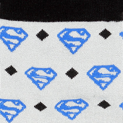 DC Superman Diamond Gray Socks