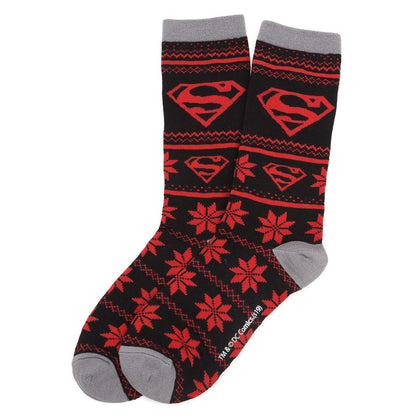 DC Superman Fair Isle Socks