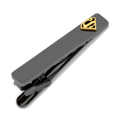 DC Superman Black and Gold Tie Clip