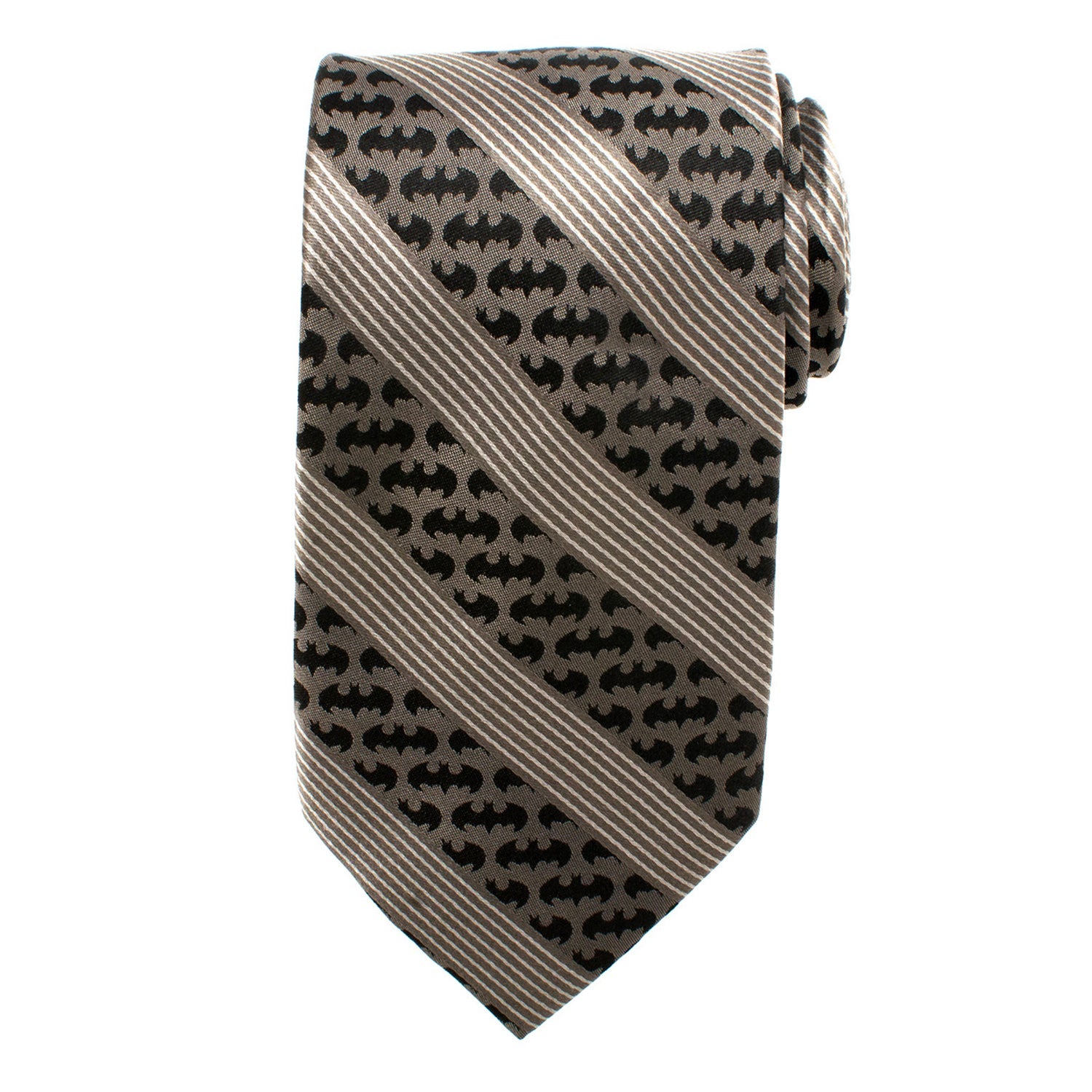 DC Batman Black Pinstripe Tie - My Men's Shop