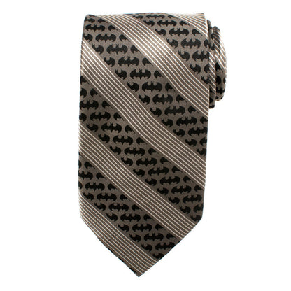 DC Batman Black Pinstripe Tie - My Men's Shop