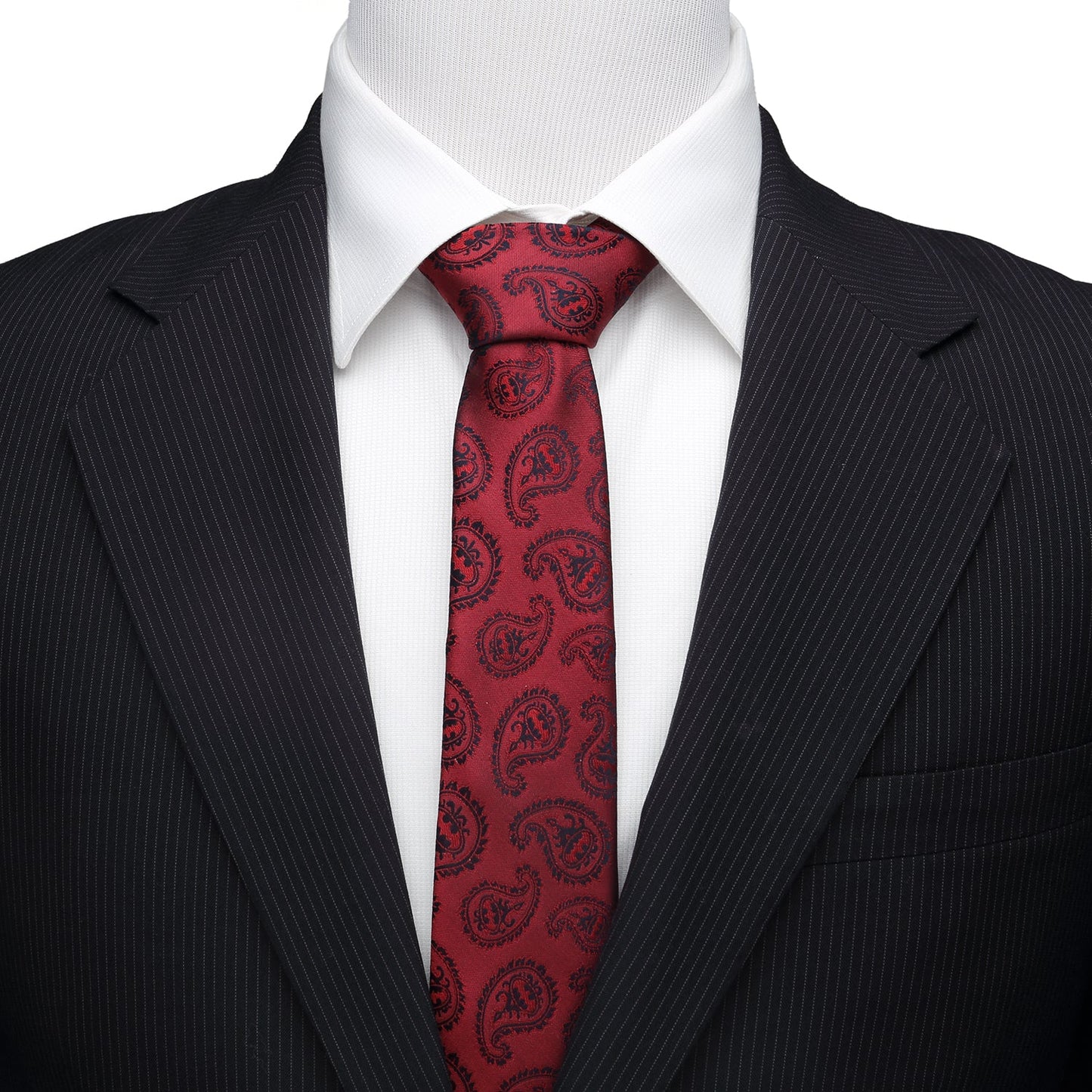 DC Batman Red Paisley Tie - My Men's Shop