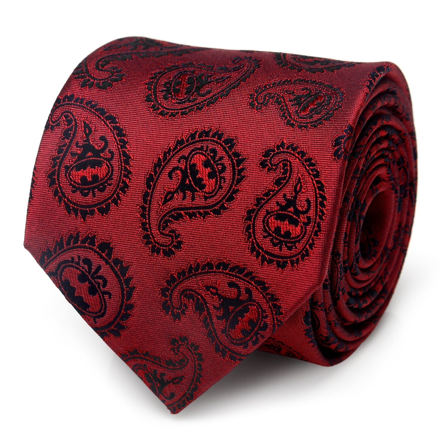 DC Batman Red Paisley Tie - My Men's Shop