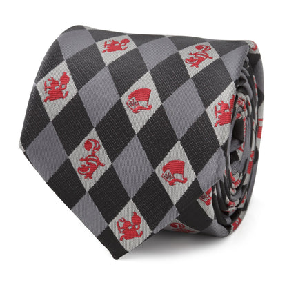 Disney Alice in Wonderland Gray Men's Tie