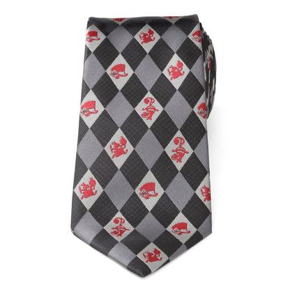 Disney Alice in Wonderland Gray Men's Tie