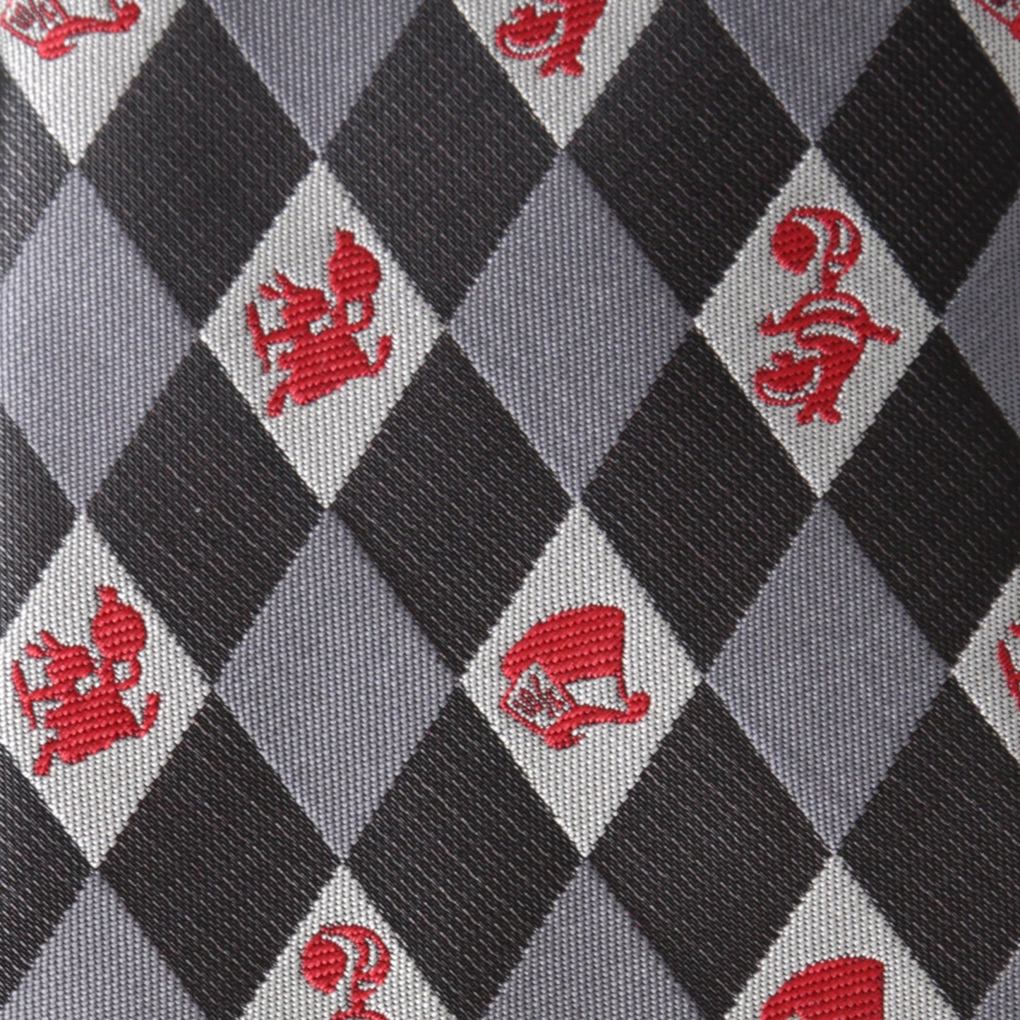 Disney Alice in Wonderland Gray Men's Tie