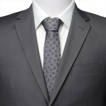 Corbata gris de hombre Disney Dogs
