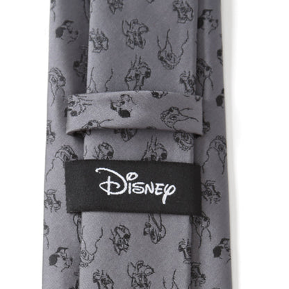 Corbata gris de hombre Disney Dogs