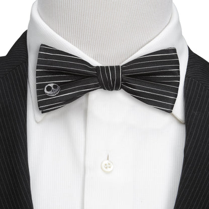 Disney The Nightmare Before Christmas Jack Skellington Striped Men's Bow Tie