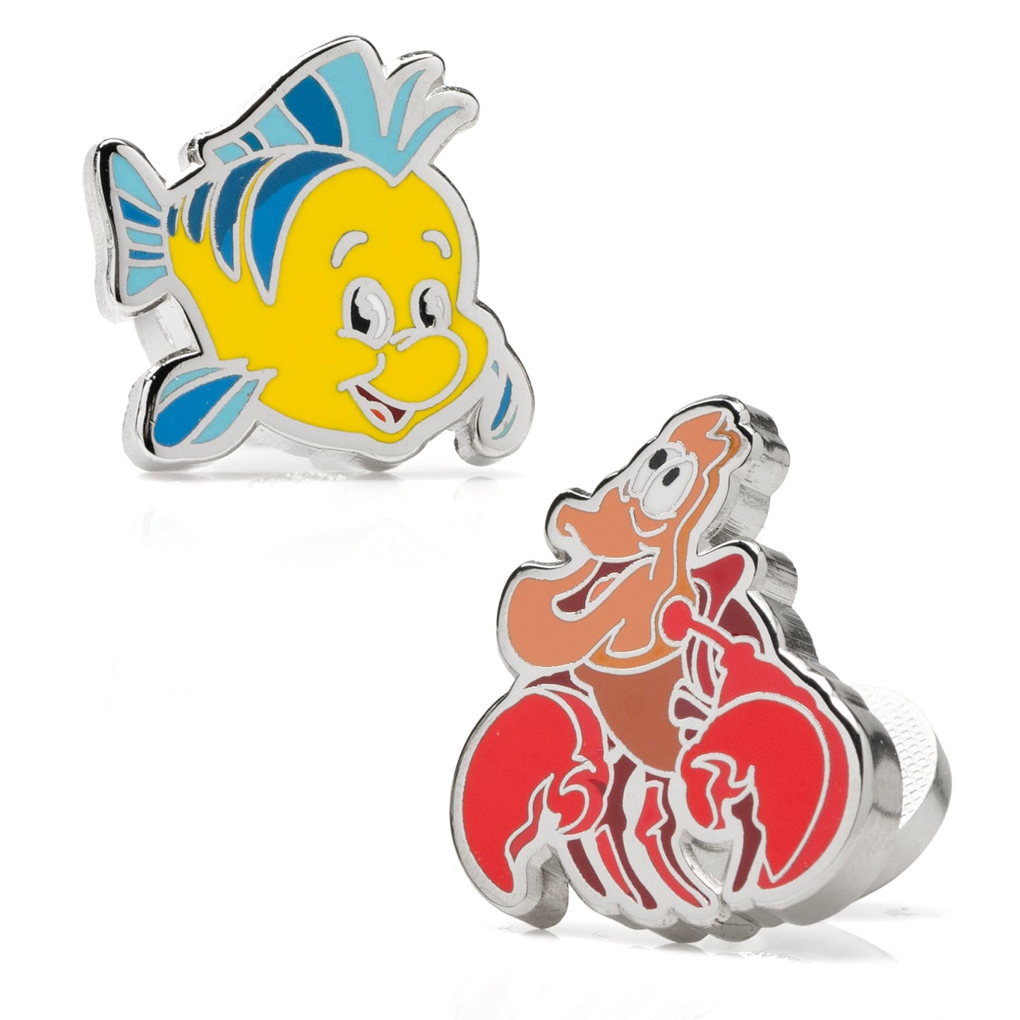 Manchettes de chemise Disney La Petite Sirène Flounder et Sébastien