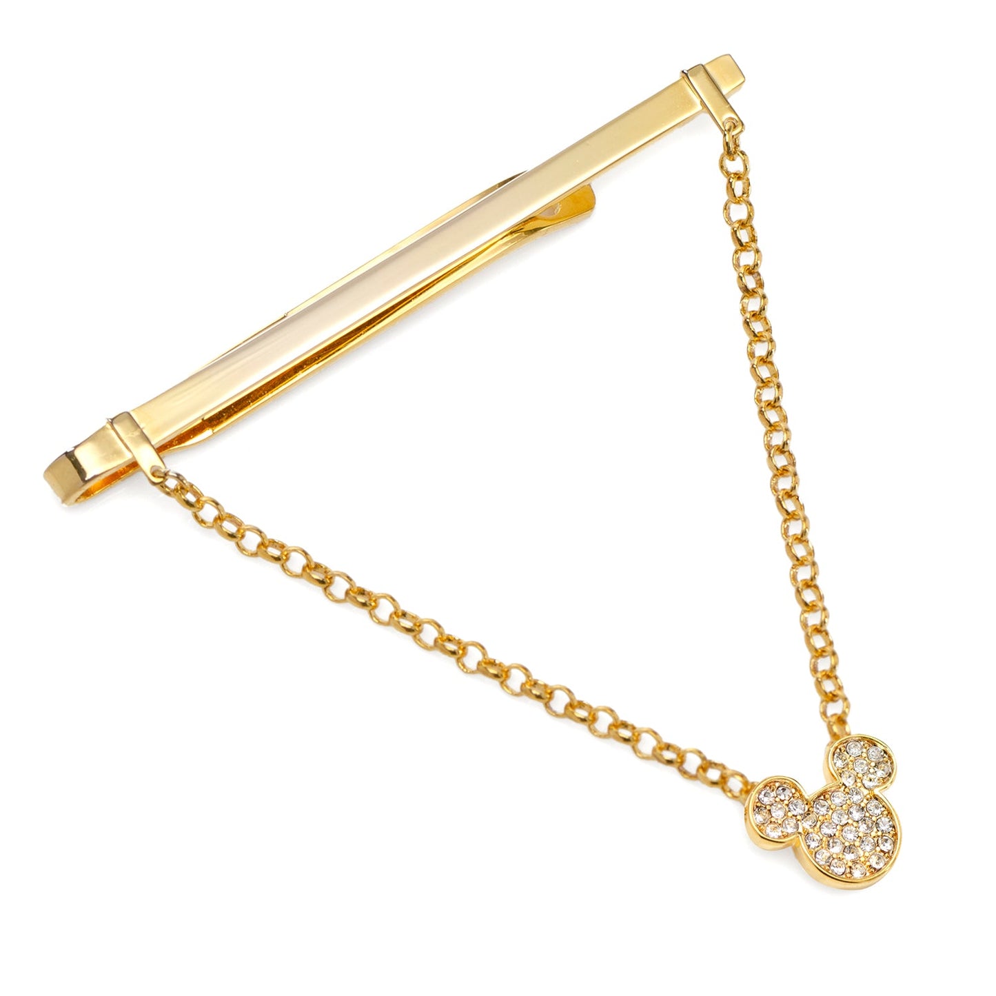 Corbata con cadena de cristal dorada de Mickey Mouse de Disney