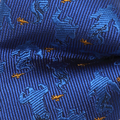 Disney Aladdin Genie Scattered Blue Big Boys' Bow Tie