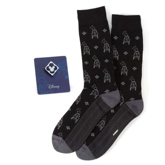 Set de regalo de calcetines de Goofy y pin de solapa azul de Mickey Mouse de Disney