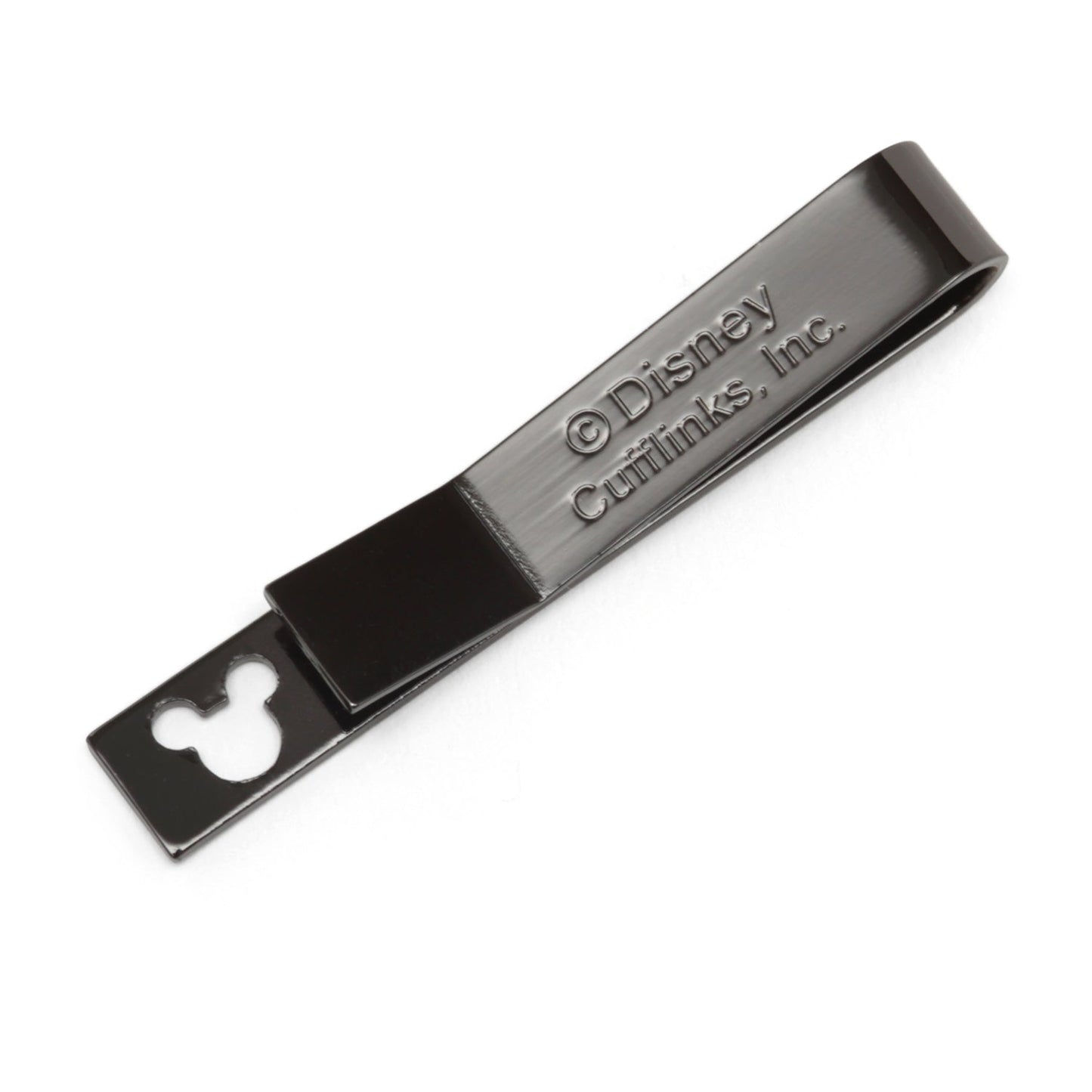 Barra de Corbata Negra con Silueta de Mickey Mouse de Disney