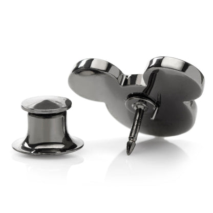 Disney Mickey Mouse Black Pave Crystal Lapel Pin