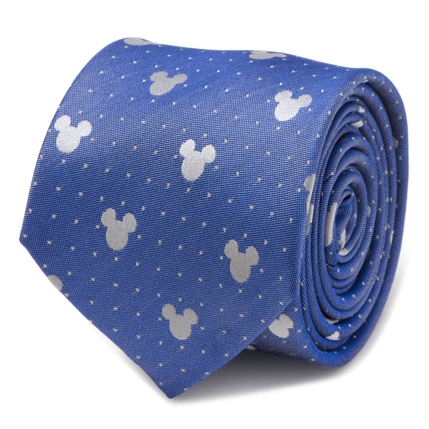 Disney Mickey Mouse Blue Pin Dot Men's Tie