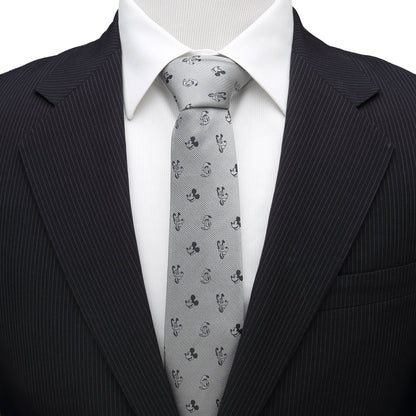 Corbata gris de Mickey y sus amigos de Disney para hombre