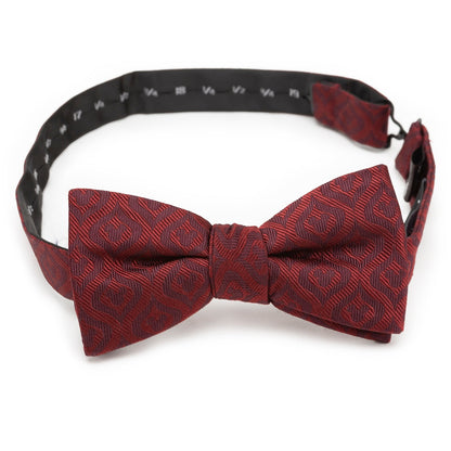 Disney Mickey Mouse Holiday Maroon Bow Tie