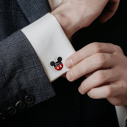Disney Mickey and Minnie Mouse "I Love Us" Cufflinks