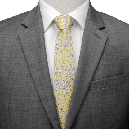 Corbata Disney Mickey Mouse Amarilla Multicolor para Hombre
