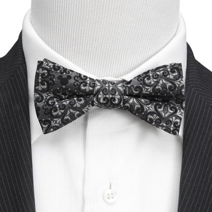 Disney Mickey Mouse Damask Pocket Square and Bow Tie Gift Set