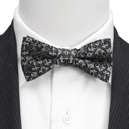 Disney Mickey Mouse Damask Tile Bow Tie