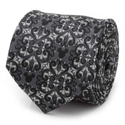 Disney Mickey Mouse Damask Tile Men's Tie