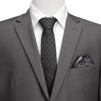 Disney Mickey Mouse Pattern Black Men's Tie