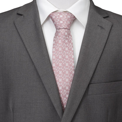 Corbata de hombre Disney Mickey Mouse silueta rosa florecido