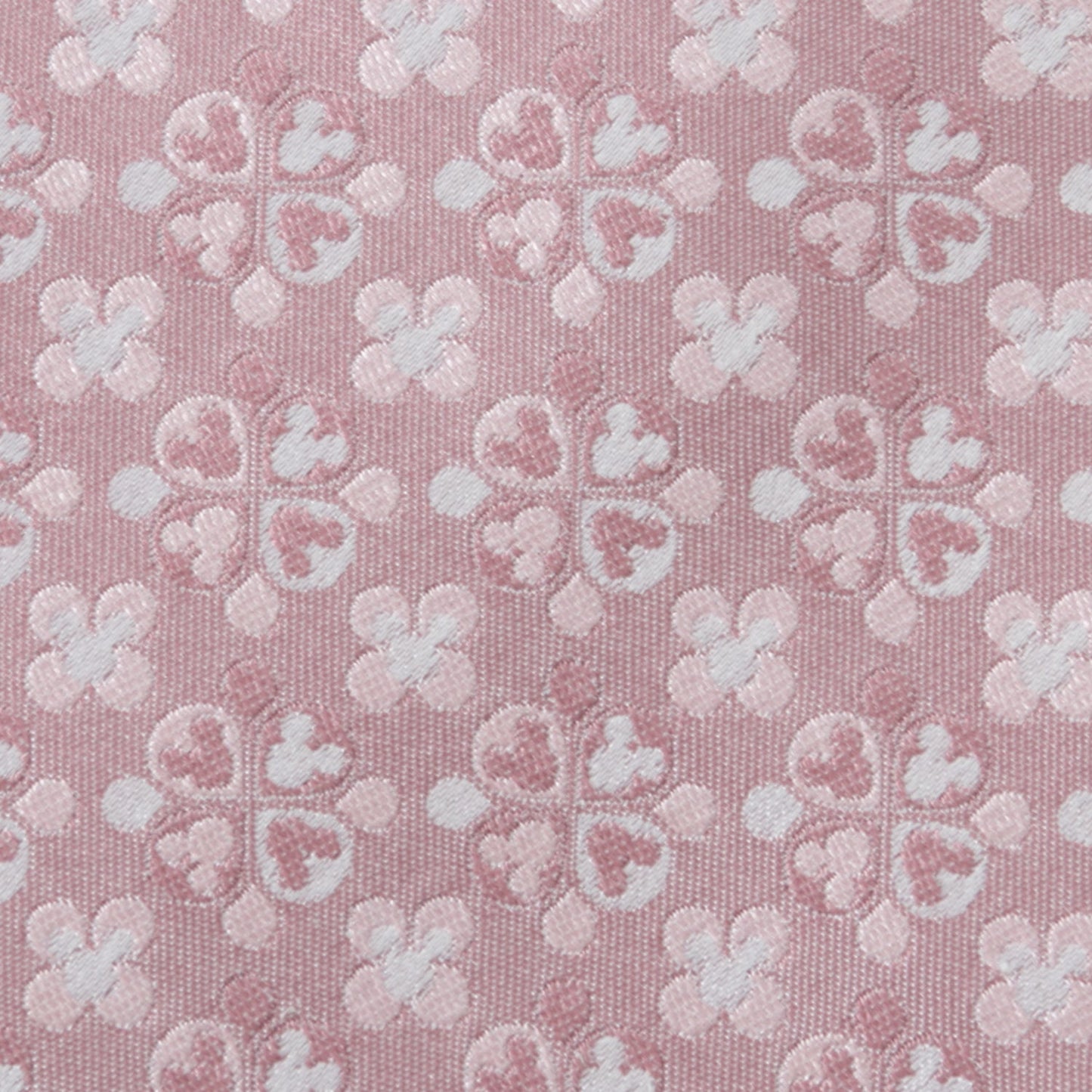 Disney Mickey Mouse Silhouette Blossom Pink Men's Tie