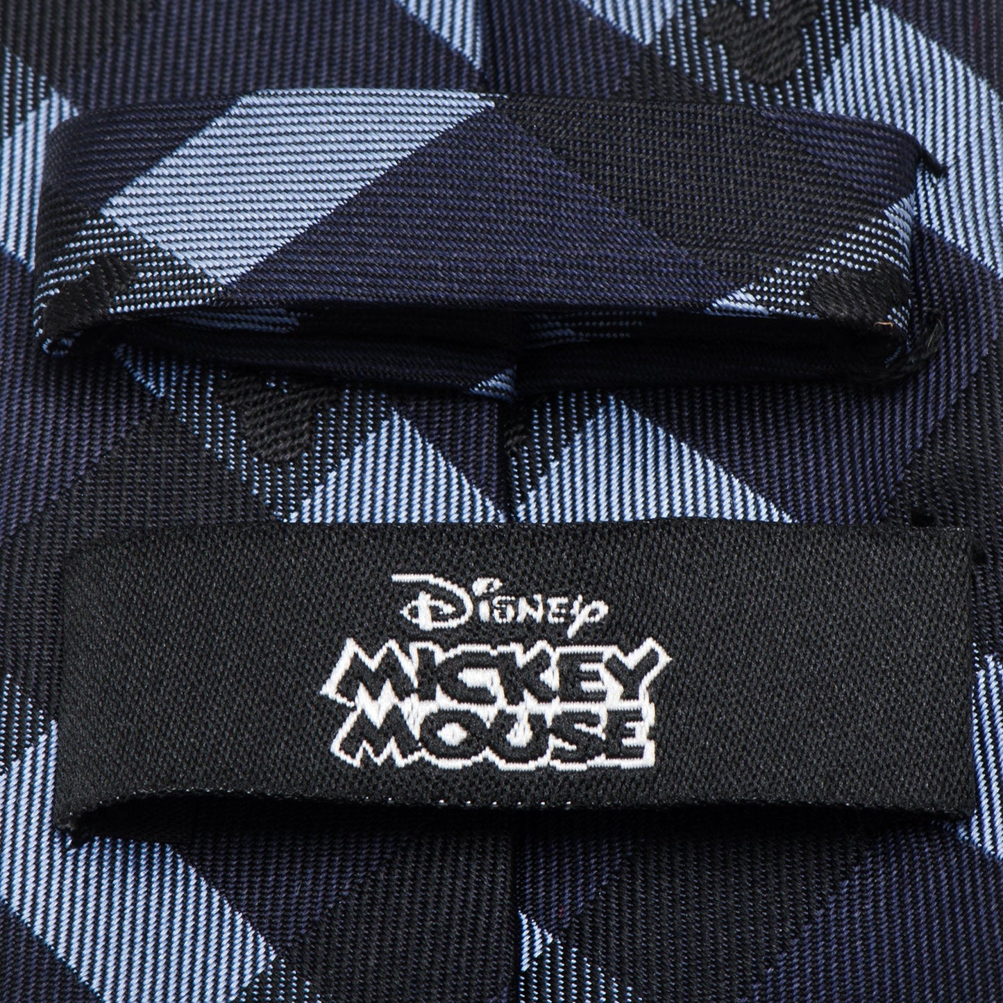 Disney Mickey Mouse Blue Plaid  Tie