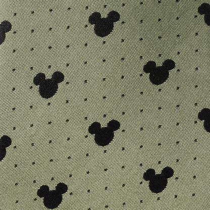 Disney Mickey Mouse Silhouette Dot Green Men's Tie