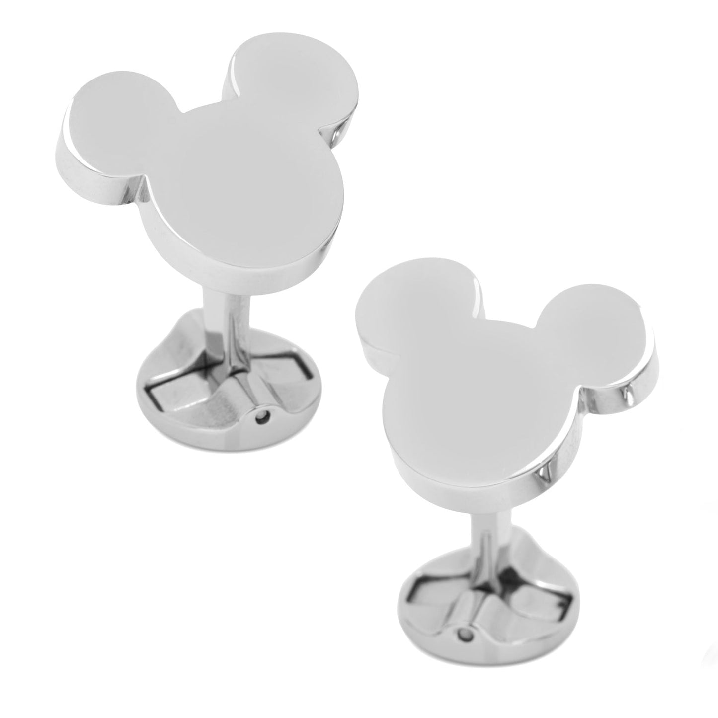 Disney Mickey Mouse Silhouette Stainless Steel Cufflinks