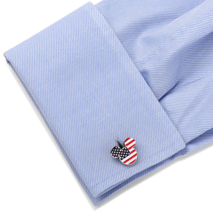 Disney Mickey Mouse Stars and Stripes Cufflinks