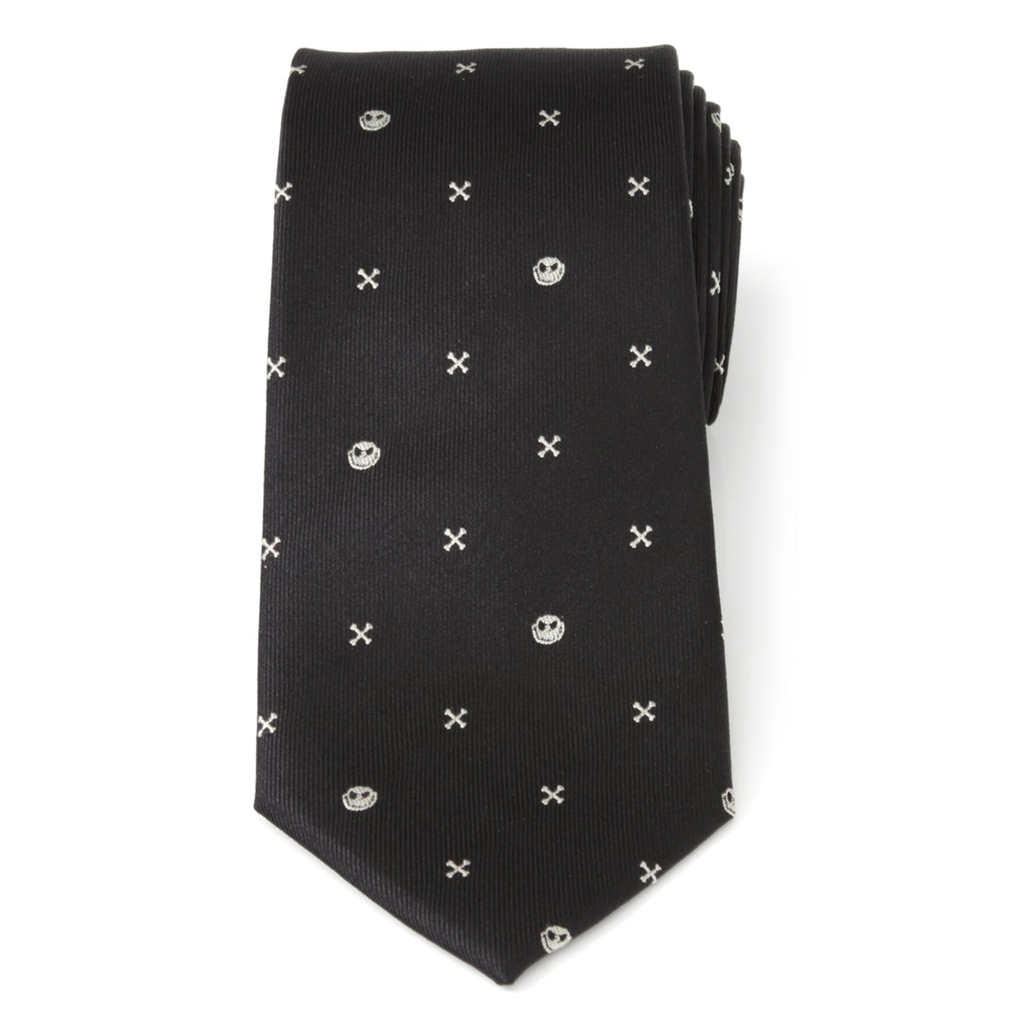 Corbata negra de Disney Pesadilla antes de Navidad de Jack Skellington para hombre