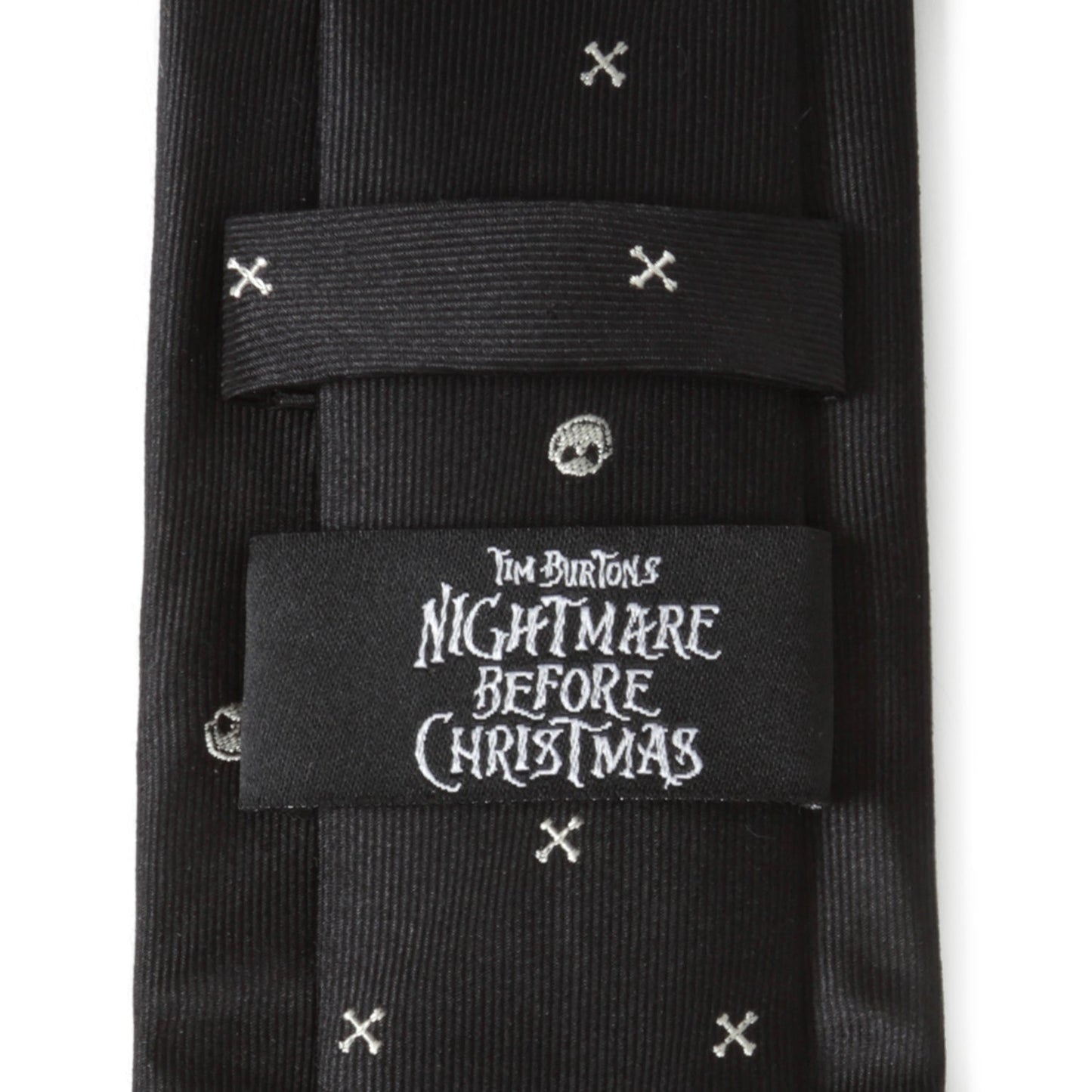 Corbata negra de Disney Pesadilla antes de Navidad de Jack Skellington para hombre