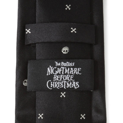 Corbata negra de Disney Pesadilla antes de Navidad de Jack Skellington para hombre
