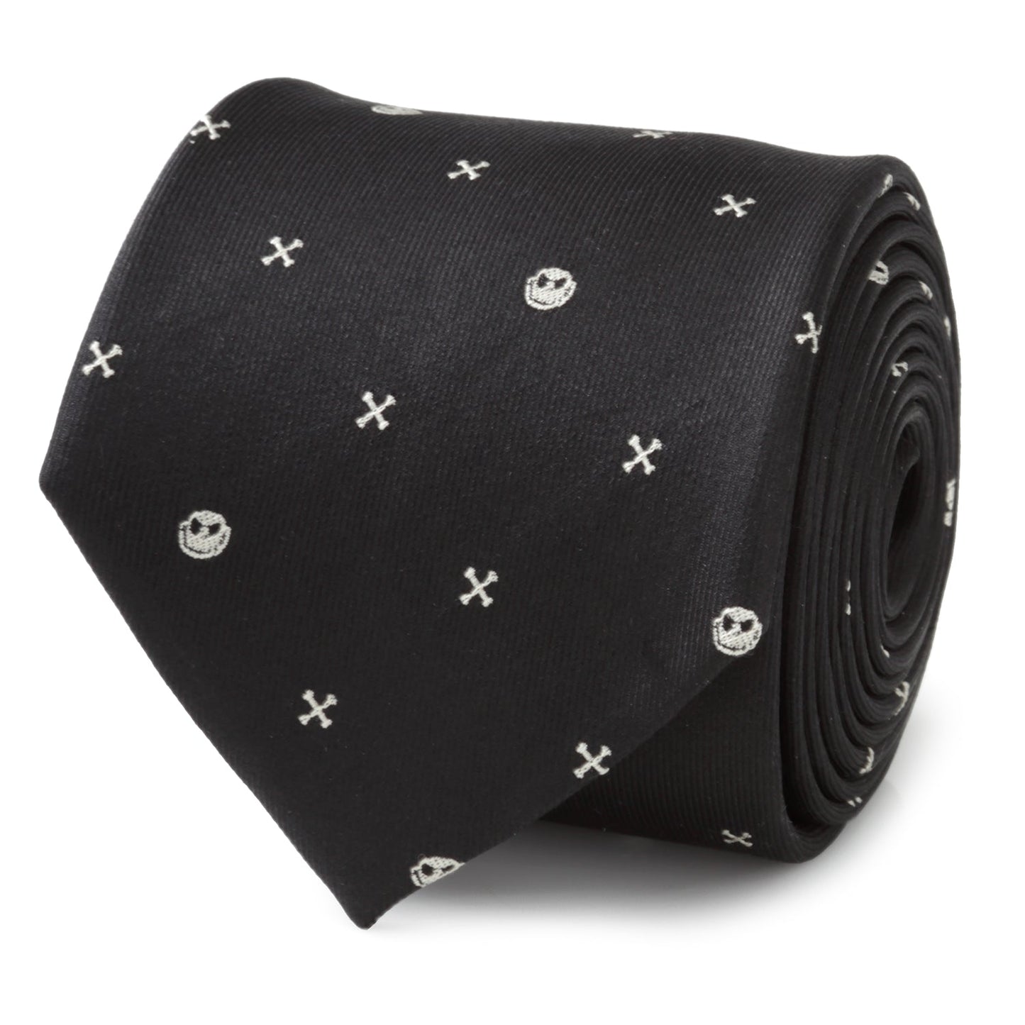 Corbata negra de Disney Pesadilla antes de Navidad de Jack Skellington para hombre