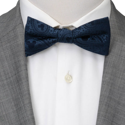 Disney Mickey Mouse Navy Paisley Bow Tie