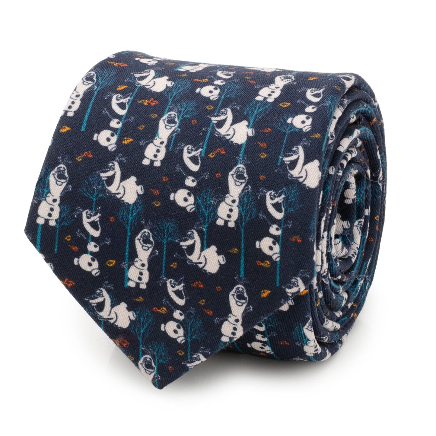 Disney Frozen Olaf Navy Pattern Men's Tie