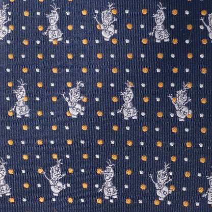 Disney Frozen Olaf Dot Motif Men's Tie