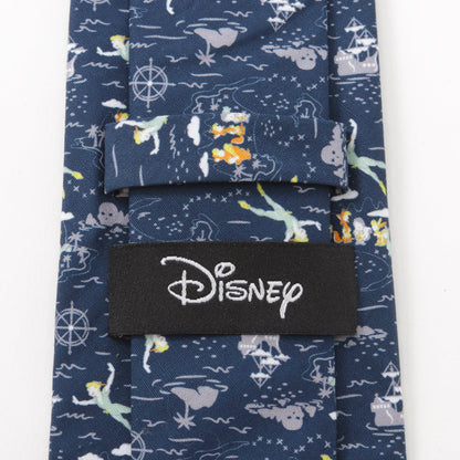 Corbata para hombre de Disney de Peter Pan volando azul