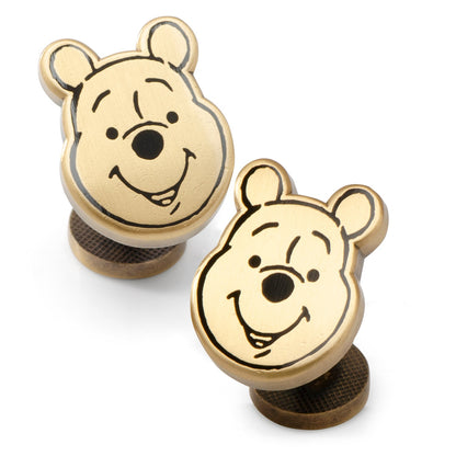 Gemelos dorados de la cara de Winnie the Pooh de Disney