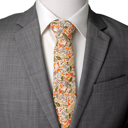 Corbata de hombre Disney Winnie the Pooh con estampado en tono tostado