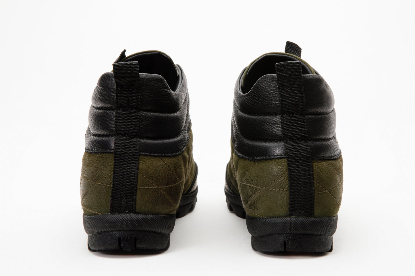 The Riga Green Suede Leather Casual Lace-Up Men Boots Final Sale!