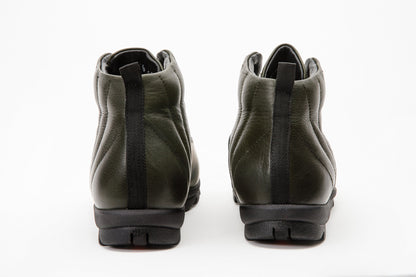 The Merter Green Leather Casual Lace-Up Men Boot Final Sale!