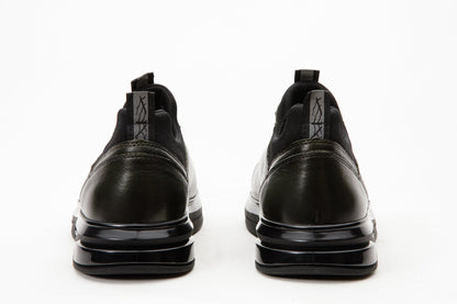 The Vilnius Green LeatherMen Sneaker Final Sale!