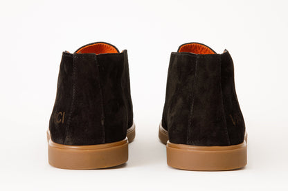 The Belek Black Open Walk Suede Leather Men Boot Final Sale!